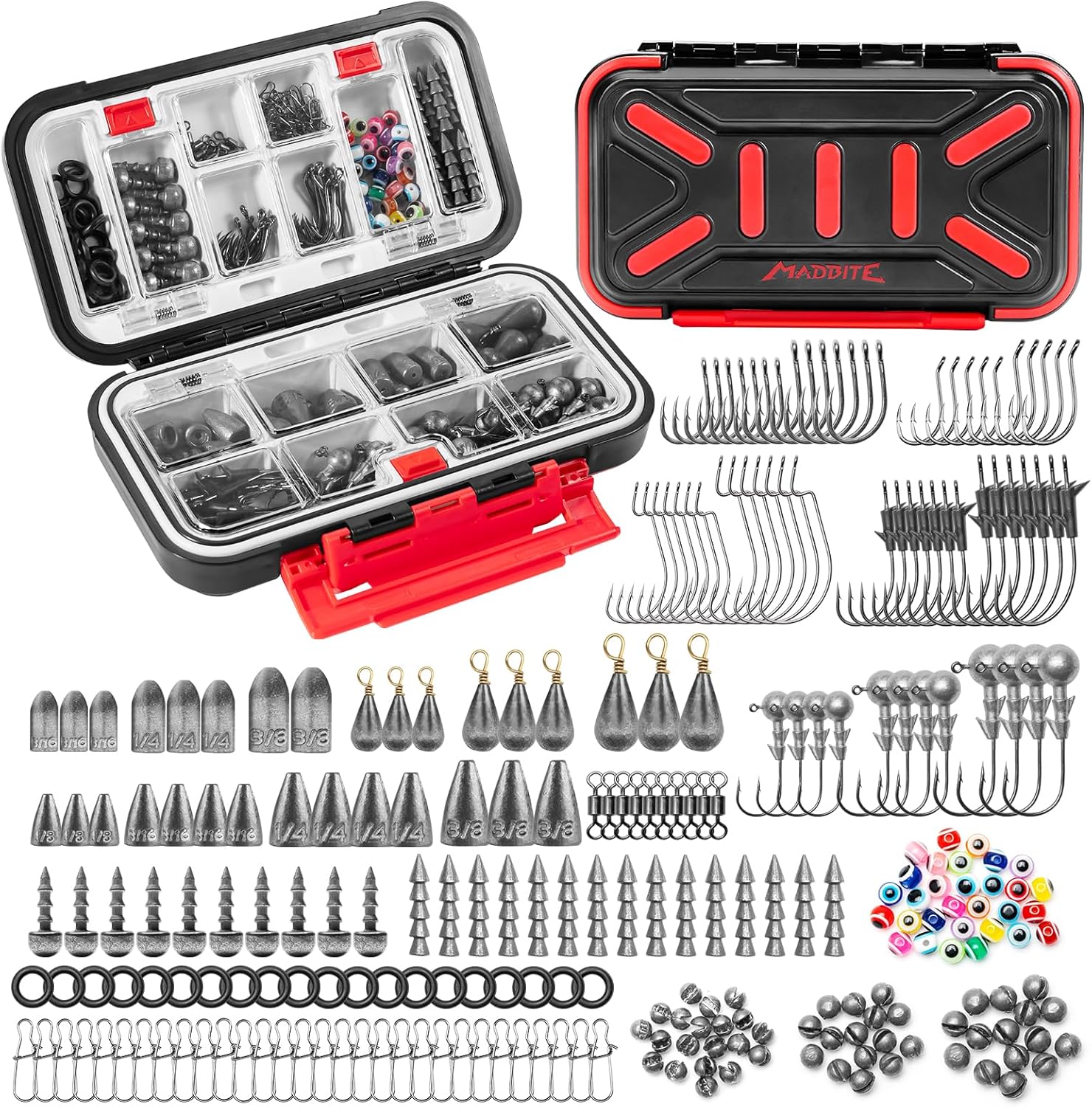 265 Piece Compact Fishing Tackle Kit