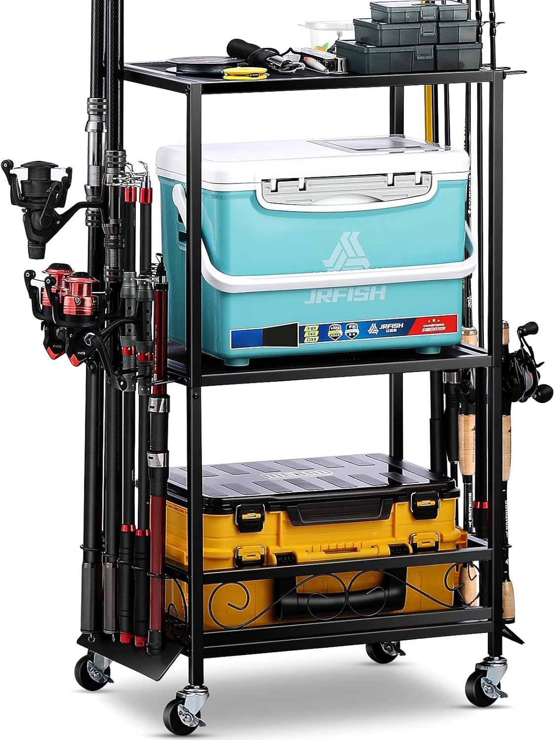 10 Rod Fishing Gear Oganizer